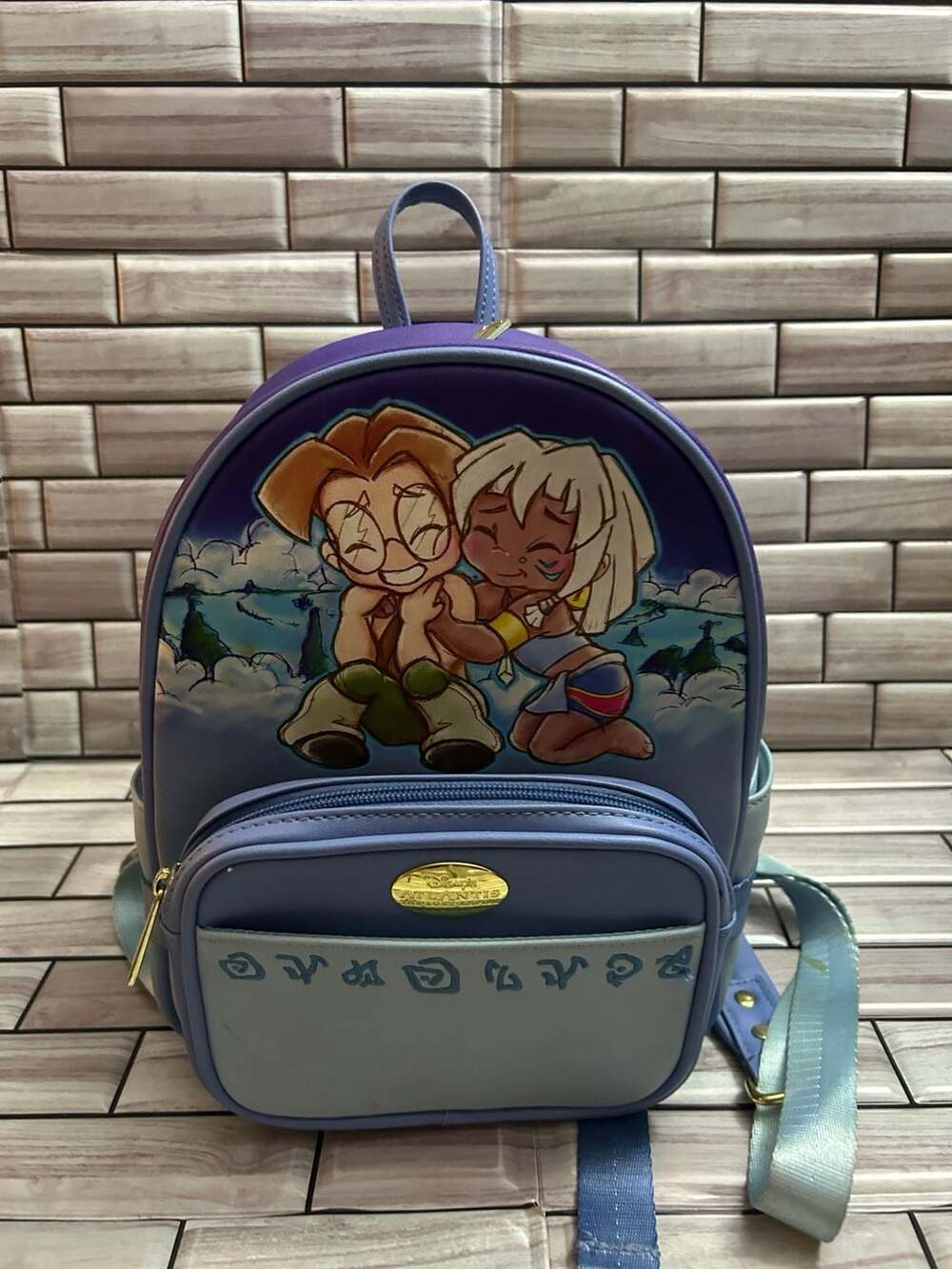Disney Atlantis The Lost Empire Chibi Mini Backpack and Fanny Pack